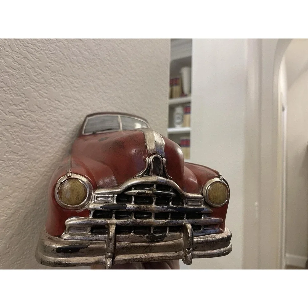 Resin 3D Vintage Retro Style Pontiac Silver Streak Wall‎ Art Man Cave Auto Car